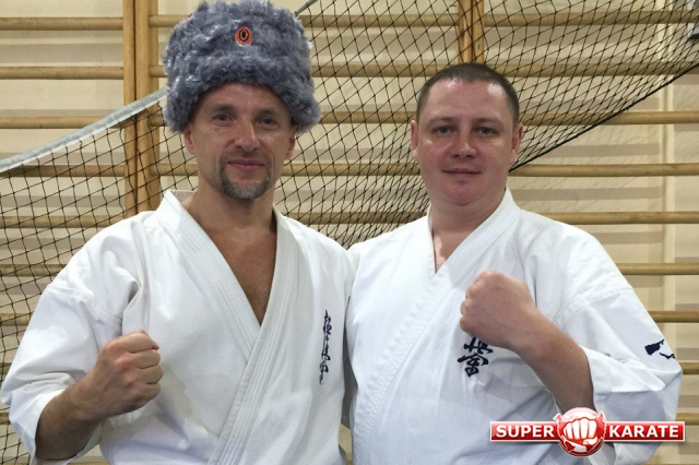 Сэнсей Евгений Ильмов и Олег Захаров Сэнсей Евгений Ильмов и Олег Захаров