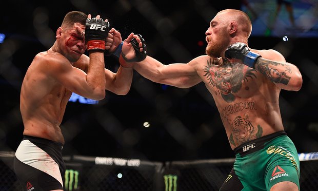 Преимущество Макгрегора на лице у Диаза