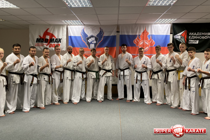 Каратисты на сборах