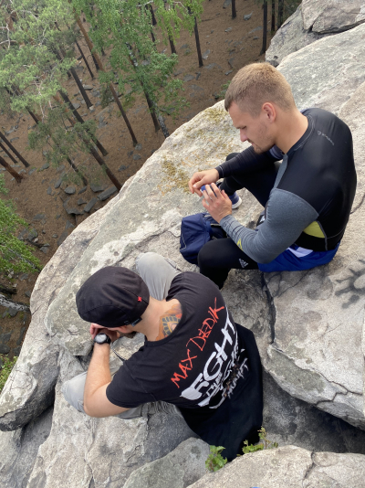 Макс Дедик и Андрей Чирков