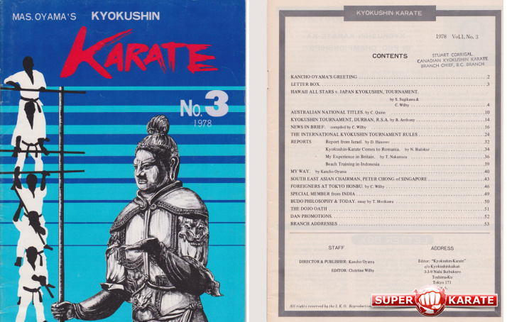 Kyokushin Karate Quarterly Magazine