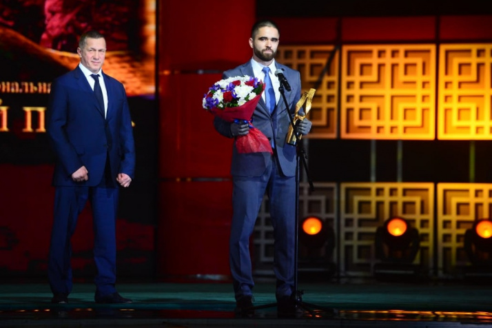 Артем Назаретян на вручении Золотого пояса