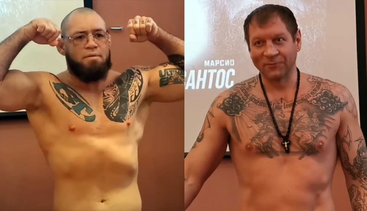 Александр Емельяненко тяжелее Марсио Сантоса на 11 кг перед боем на AMC Fight Nights 106